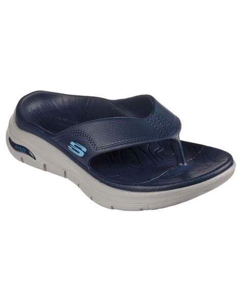 Skechers Synthetic Foamies Arch Fit Dress Code Flip Flop Thong Sandals From Finish Line In