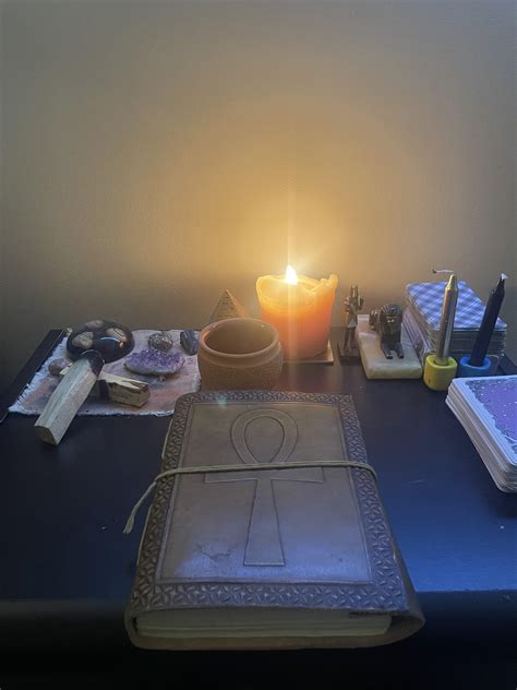 Feeling more comfortable with my altar : Kemetic