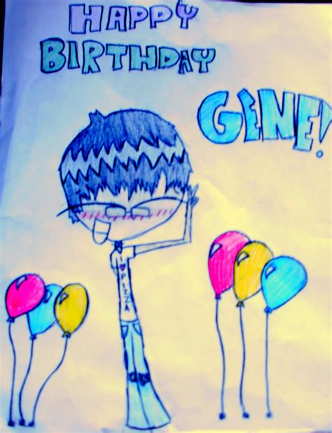 Happy Birthday Gene by awesome-shrimp on DeviantArt