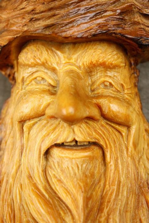 Wood Spirit Wood Carving Log Cabin Decor Graduation T Etsy Wood Spirit Cabin Art Wood