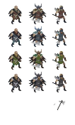 Bandits 2 Top Down Pixel Art Character Assets By Sanctumpixel