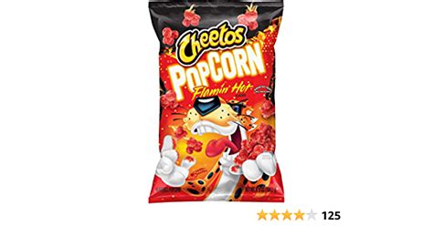 Cheetos Flamin Hot Popcorn 6 5oz 184 2g 10 Count Sweet Junction
