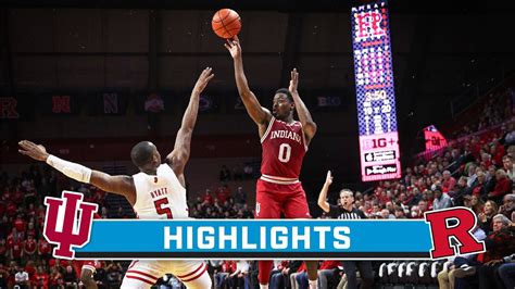 Indiana At Rutgers Highlights Big Ten Men S Basketball Jan 9