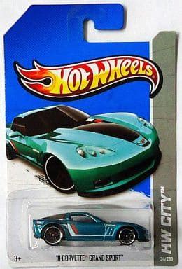 駿河屋 1 64 11 CORVETTE GRAND SPORT メタリックグリーン Hot WHeeLS HW CITY X1695 07A3 ホットウィールhotwheels