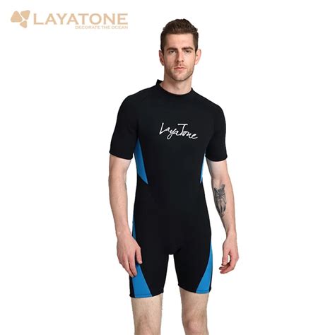 3mm Neoprene Shorty Men Swimming Wetsuit 2018 Swimsuit Plus Size 6xl