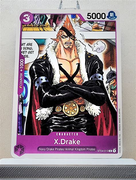 One Piece English! 1x X Drake (ST04-013 - Common) – KAWAIII SUSHI