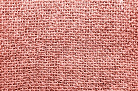 Textura De Lino Pura Del Rosa Fondo Rosado De La Tela De Lino Imagen De