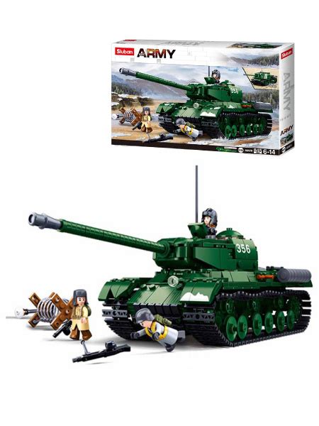 Конструктор пластиковый Sluban Военная операция. 845 дет, 3 фигуры ...