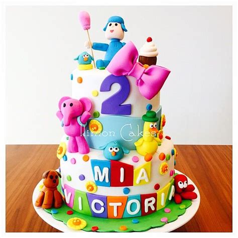 Ilimoncakes On Instagram Pocoyo Dulce Pastel Cake Torta Bolo