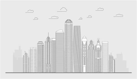 80+ Uae Skyline Sketch Stock Illustrations, Royalty-Free Vector ...