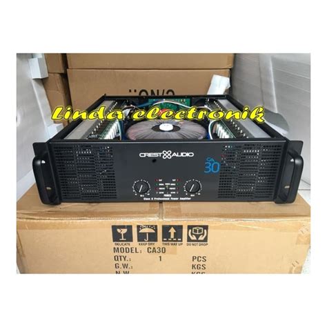 Power Amplifier Crest Audio Ca Crestaudio Ca Body Panjang Lazada