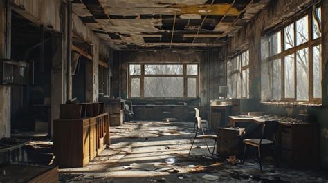 Premium Photo Inside Chernobyls Administrative Building Abandoned