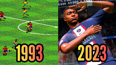 Evolution Of Fifa Games 1993 2023 Youtube