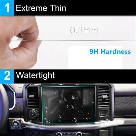 TTCR II For 2021 Ford F150 Screen Protector 12 Inch SYNC4 Touchscreen