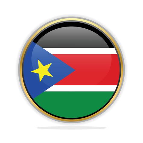 Button Flag Design Template South Sudan 13810493 Vector Art at Vecteezy