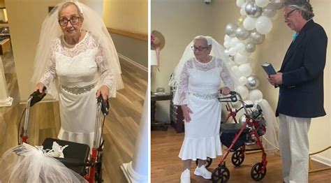 77 Year Old Throws A Big Wedding And Marries Herself