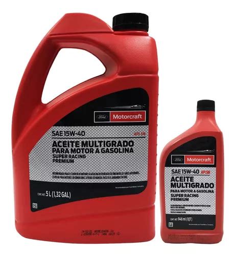 Aceite Multigrado W Motorcraft Super Racing Litros Env O Gratis