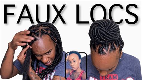 Goddess Faux Locs Tutorial Quick And Easy Method