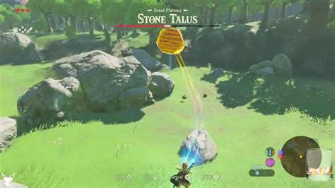 Zelda Breath Of The Wild Stone Talus Strategy Youtube