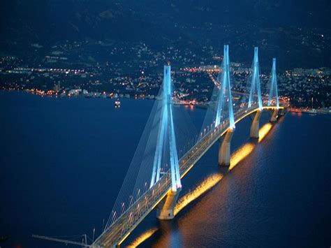 Rio Antirio Bridge - Kataskevastiki