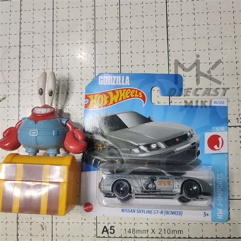 Jual Hot Wheels Nissan Skyline Gt R R Godzilla Abu Short Card Shopee Indonesia