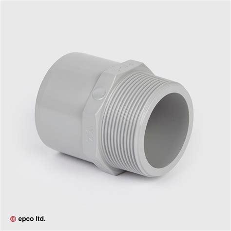 C PVC Plain X Threaded Male Adaptor Epco Plastics