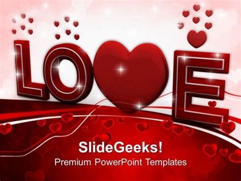 Love Background Valentines Powerpoint Templates Ppt Backgrounds For Slides 0213 Powerpoint Themes