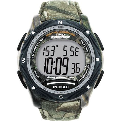 Great Price Timex Men's T40611 Expedition Digital Compass Realtree Hardwoods Green Camo Watch ...