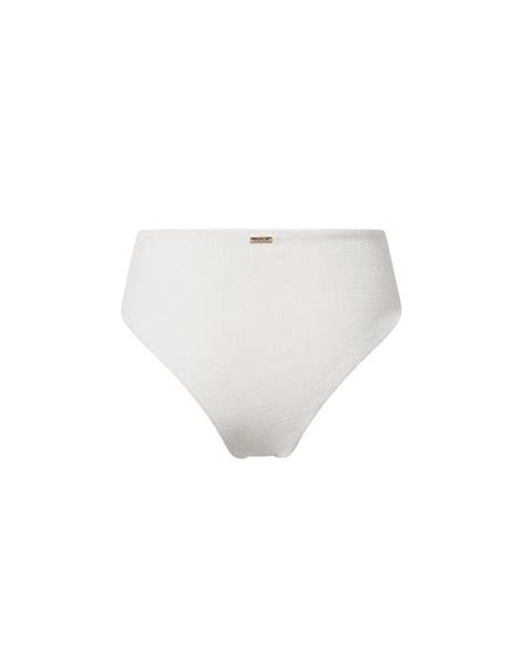 Aqva Swimwear Neutrals Nude Jondal Bikini Bottom In White Lyst