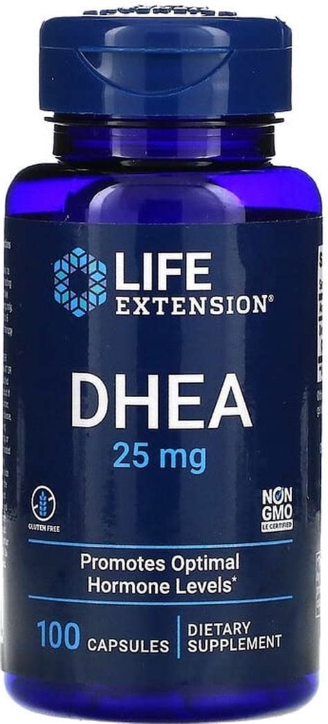 Life Extension Dhea 25 Mg 100 Capsules Solution