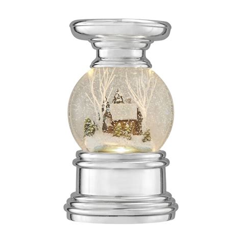 Rebrilliant Ledley Snowburst Christmas Snow Globe Candle Holder Winter