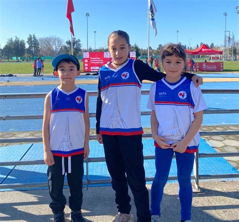 Participación en la Copa Ciudad de Chillán de atletismo Lycée Claude Gay OSORNO Colegio