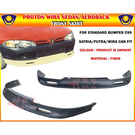 Proton Wira Sedan Saloon Aeroback Satria Putra Front Skirt For Se