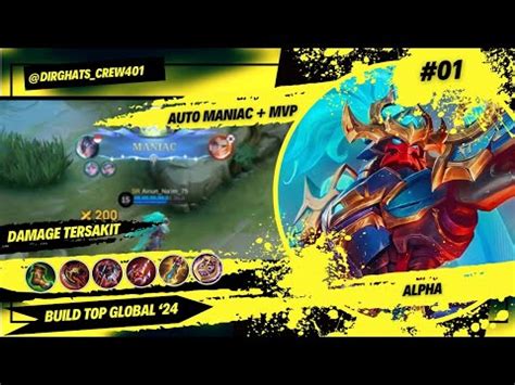 Tips Hero Alpha Build Tersakit Auto Mvp Auto Maniac Build Top