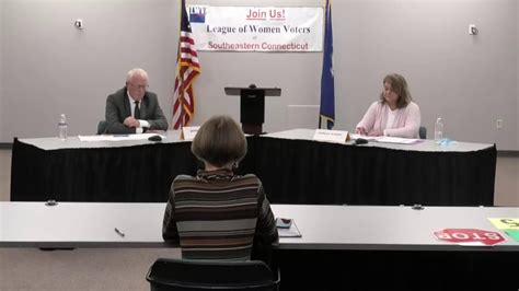 2021 First Selectman Debate At East Lyme Hs Youtube