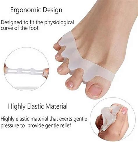 Toe Separator For Feet Toe Spacers Correct Toes Yoga Silicone Hammer