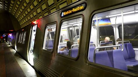 WMATA Metrorail Wiehle Reston East Bound Kawasaki 7000 Series Silver