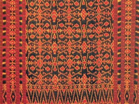 batik pesisir motif india batik tradisional indonesia