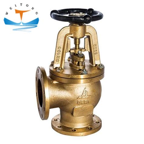 China Jis F F Marine Bronze Angle Type Screw Down Globe Valve