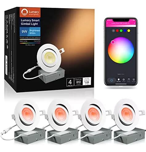 Gimbal De Iluminación Empotrable Lumary Smart De 4 Pulgadas Cuotas