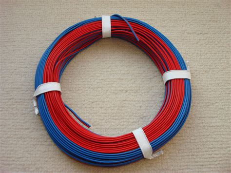 0 40 m 25 m Kabel Litze Zwillingslitze 2 X 0 14mm² rot blau eBay