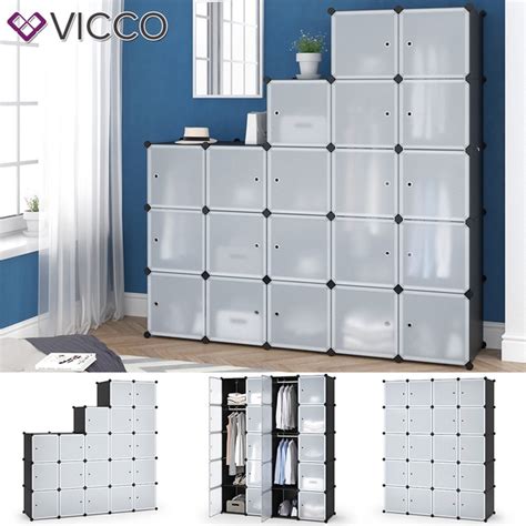 Модульный шкаф органайзер 145х180 Vicco, 20 ячеек, пластик от продавца ...