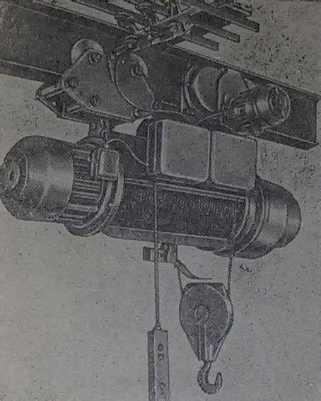 Тали, электротали - лебедки для внутрицеховой транспортировки грузов с ...