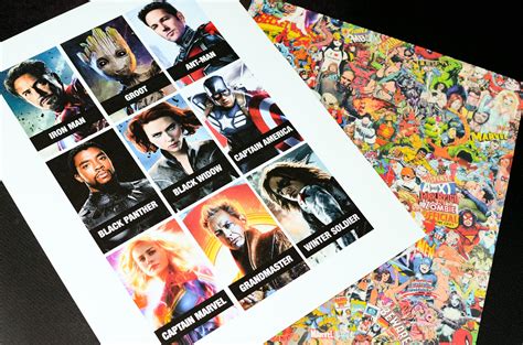 Superhero Printable Guess Who Game instant Download - Etsy