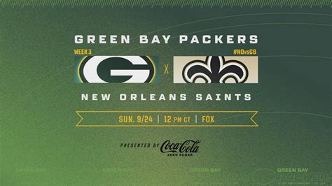 Trailer Packers Vs Saints Week 3 YouTube