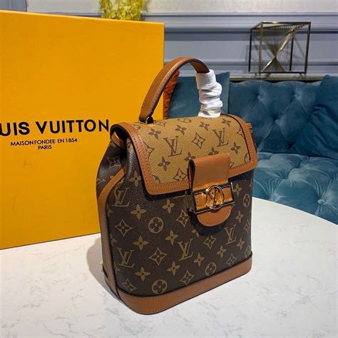 Louis Vuitton Dauphine Backpack PM Monogram And Monogram Reverse Canvas