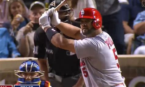 Albert Pujols Conecta Su Jonr N A De Los