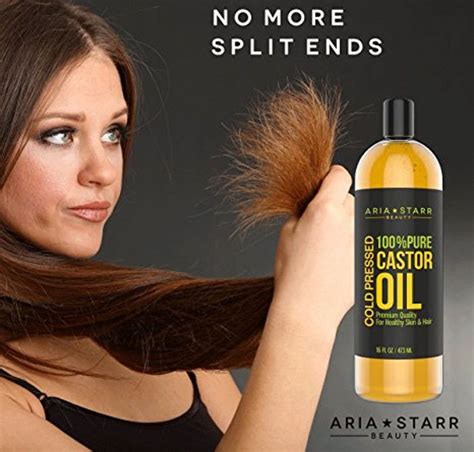 CastorOil For No More Split Ends Castor Oil Eyebrows Castor Oil For