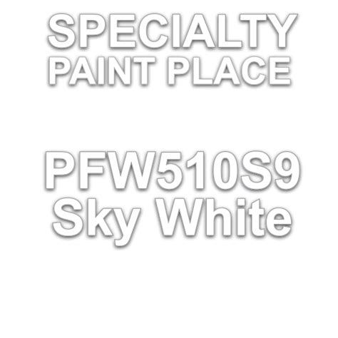 Pfw S Sky White Axalta Touch Up Paint Oz Aerosol Can