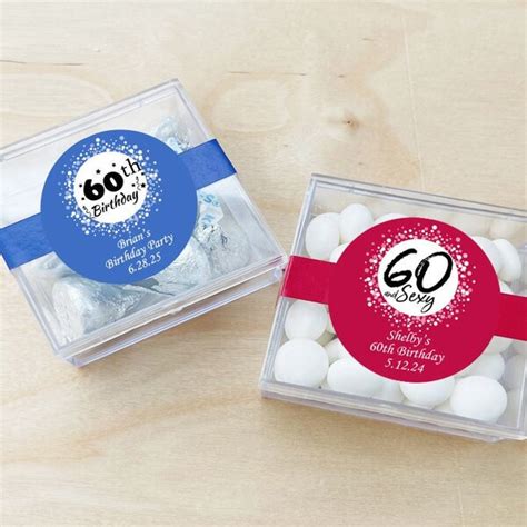 60th Birthday Party Favors Etsy